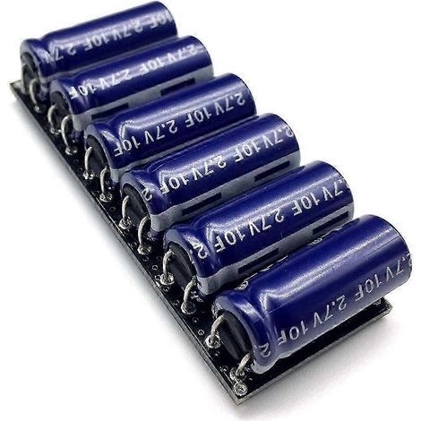Module de condensateur Faraday 16 V 1 F/2 F, supercondensateur 2,7 V 10 F avec carte de protection simple WHBYV (1/4)