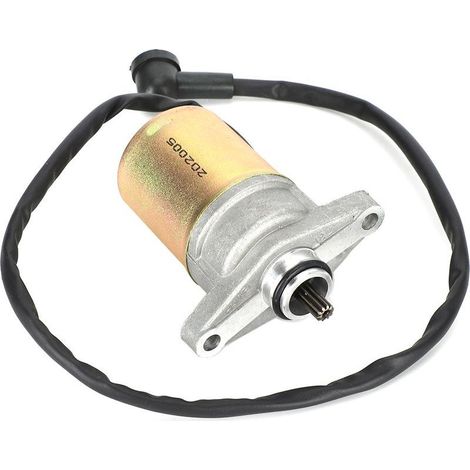 Démarreur de moto en métal, accessoire de remplacement compatible pour moteurs GY6 48cc 50cc 80cc, pièce de rechange pour deux-roues (1/5)