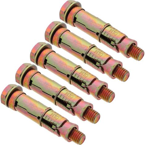 Lot de 5 Chevilles à Expansion pour Maçonnerie – Chevilles Murales Robustes en Acier, Idéales pour Fixations Solides dans Brique et Béton, Compatibles avec Perceuse, Usage Intérieur et Extérieur (1/5)