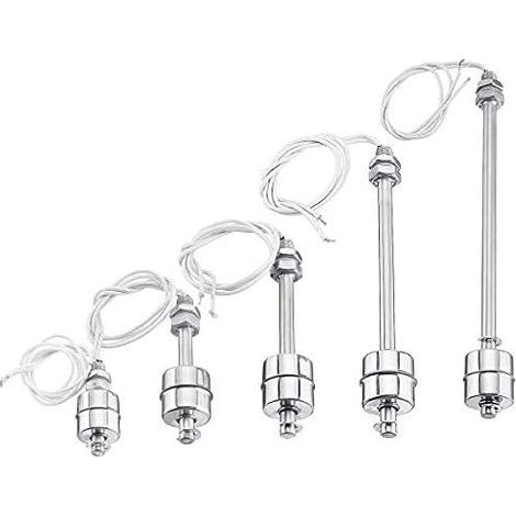 Capteur De Niveau - Commutateur A Flotteur Vertical En Acier Inoxydable - Pour Réservoir D'eau - 45 mm À 200 mm - 0-110 V (1/4)