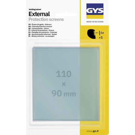 GYS 040816 Ersatzscheiben für Schweißerschutzhelm