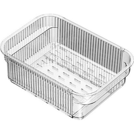 Panier de Vidange - Support Rétractable pour Évier - Pour Fruits Légumes et Ustensiles - Adaptatif 35 à 55 cm - 1 Pièce (1/4)