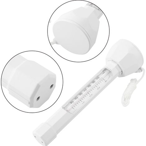 Schwimmendes Thermometer [Spezial für Spa/Pool] – ABS – 22,5 cm – Messbereich: 0 °C bis 40 °C – Leicht ablesbar und tragbar (1/5)