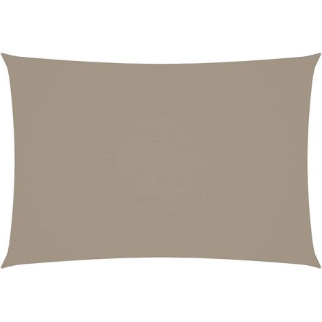 Maison Exclusive - Voile de parasol tissu oxford rectangulaire 3x5 m taupe (1/5)
