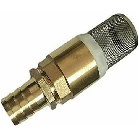Clapet anti retour avec crepine 1/2 3/4 1 pouce avec douille 12 16 19mm - clapet de pied clapet crepine anti retour (Filetage 3/4 pollice + Raccords de tube 16mm) (1/3)
