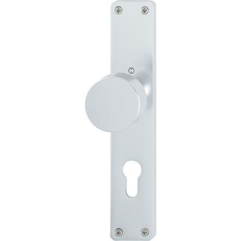 Plaque de porte à bouton 54/202 Alu.F1 72mm PZ (1/4)