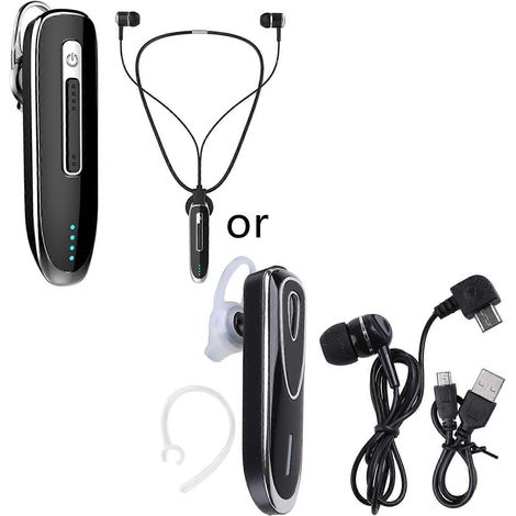 Kabelloses Stereo-Headset mit Akkuanzeige für freihändige Mobiltelefonanrufe (1/4)