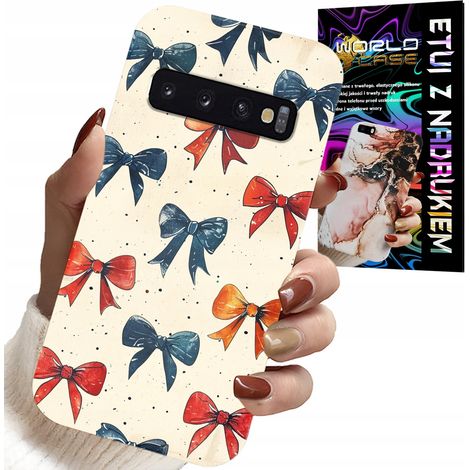 Custodia per Samsung Galaxy S10 - nastri colorati, motivi alla moda (1/5)