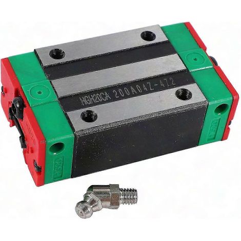 Glissière linéaire en acier Hgh20ca 20mm, bloc de guidage pour pièces de machine CNC et équipement de fabrication (1/5)