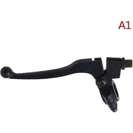 Poignées de guidon de moto 22 mm, leviers de frein et d'embrayage, montage pour quad (noir) (1/5)