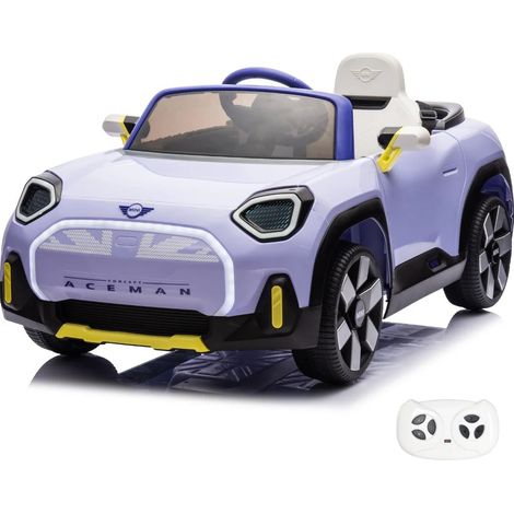 Mini Aceman 12V - Coche Eléctrico para Niños - 1 a 5 años - Morado