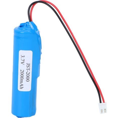Batterie Lithium JST 3.7V 2000mAh Haute Capacité avec Protection contre les Courts-Circuits et Surtensions (1/5)