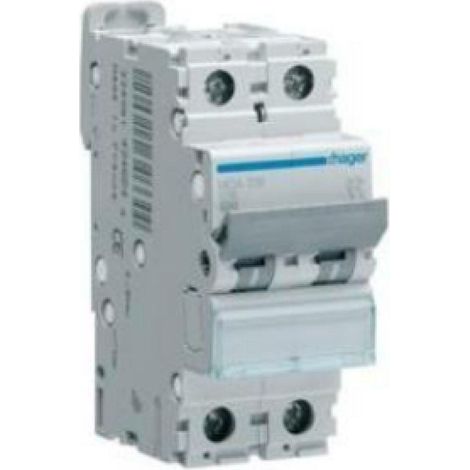 Hager interruttore automatico  modulare 2p 40a 6 ka c 2m mca240 (1/4)