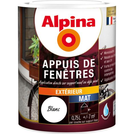 Alpina Fenstergriff Grau Rauch 0l75 - Alpina