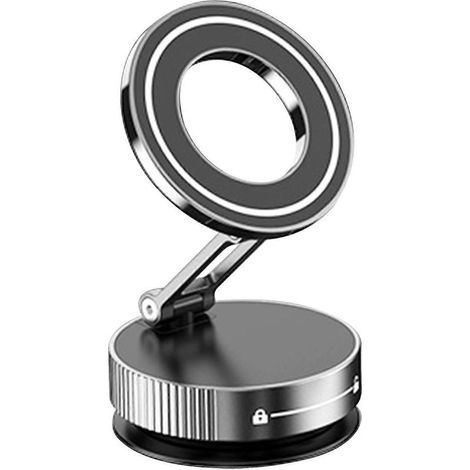 Support magnétique à ventouse pour téléphone de voiture, rotation à 360°, compatible avec tous types de voitures. (1/5)