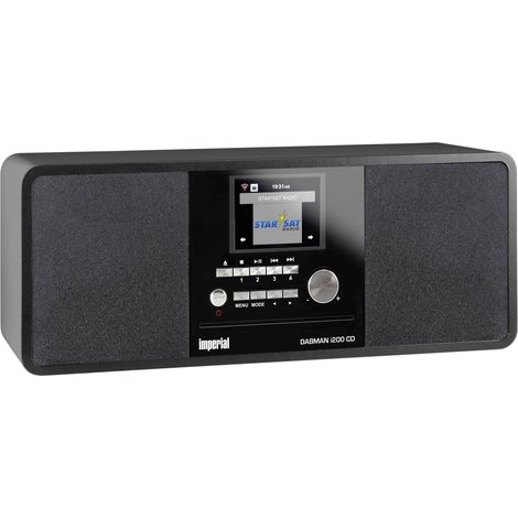 Imperial DABMAN i200CD Radio de table Internet DAB+, FM, Internet Bluetooth, DLNA, WiFi, AUX, radio internet compatible (1/5)