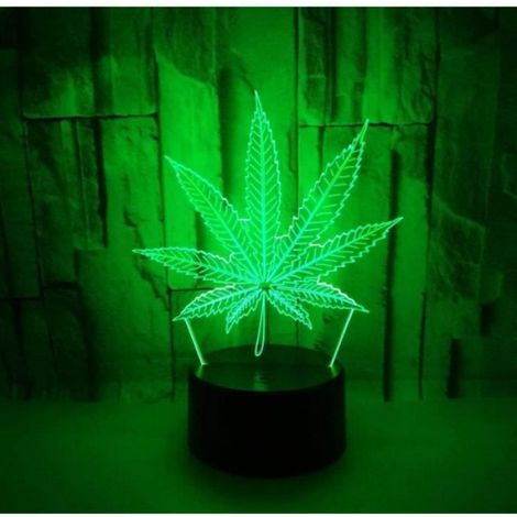 Feuilles D'érable 3D Lumière de Nuit 7 Couleur Changeante LED Tactile Lampe de Table Noël Cadeau Jouet Décoration Lampe (1/4)