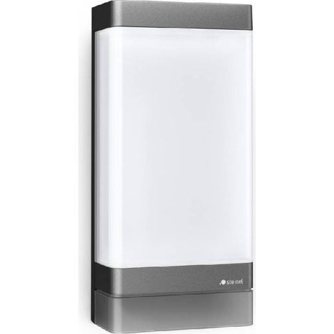 STEINEL LED LAMPE D'EXTÉRIEUR L 271 DIGI SC ANTHRACITE, DÉTECTEUR DE MOUVEMENT 180°, LAMPE MURALE BLUETOOTH INTELLIGENTE, UTILIS (1/3)