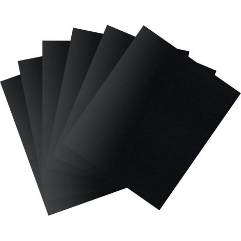 6 Tapis de cuisson, 50x40 cm, antiadhésif, réutilisable, sans PFOA, pour barbecue gaz charbon four (1/5)