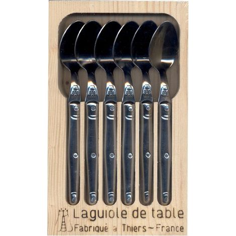 Coffret 6 Cuillères à Café - Laguiole Inox - Jean Dubost