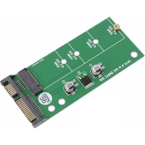 Adaptateur Ngff ( M2 ) Ssd À 2.5 Pouces Sata Carte De Conversion M.2 Ngff Ssd À Sata3 pour Disque Dur 30-42-60-80Mm M.2 Ssd (1/4)
