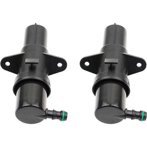 2X Buse de lave-phares de voiture, cylindre, buse d'eau, silencieux pour -BMW X3 E87 Série 1 61673414960 (1/5)