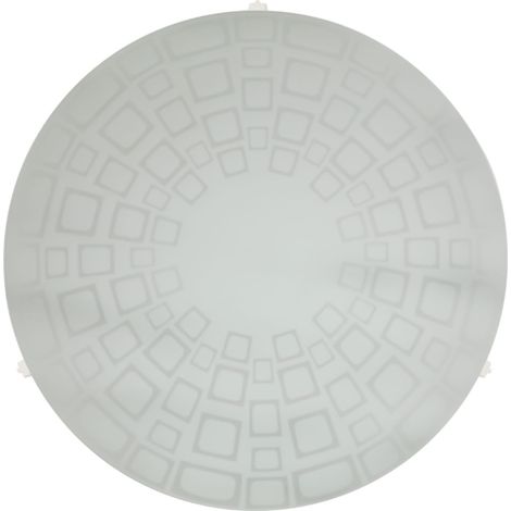 Plafoniera Candellux Ingrid bianca 30cm E27 rotonda (1/2)