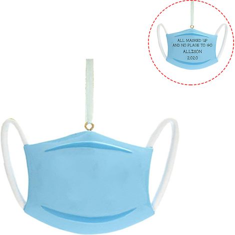 Personalisierter Weihnachtsschmuck mit dem Namen des überlebenden Familiennamens – Weihnachtsdekoration 2020 – Geschenk (1/5)