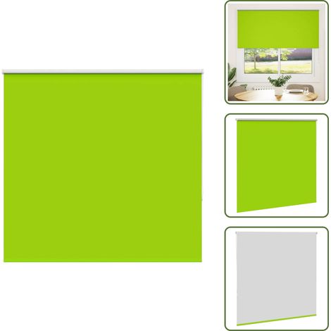 vidaXL Verdunkelungsrollo Grün 150x130cm Stoffbreite 146,6cm Polyester (1/5)