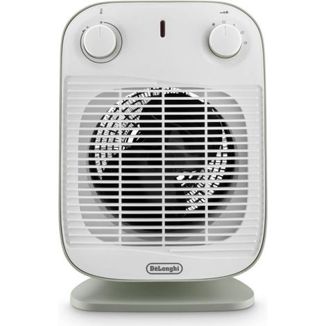 DeLonghi HFS50B20GR Vertical Edge Termoventilatore Verticale Potenza 2000 W Timer Bianco-Verde (1/6)