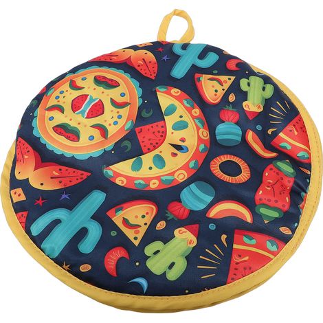Sac isotherme en polyester pour tortillas, compatible micro-ondes, pour pain naan, pizzas et wraps. (1/5)