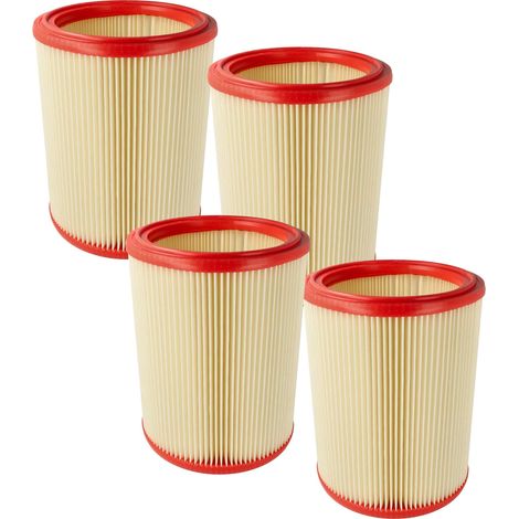 vhbw 4x filtro a lamelle sostituisce Festool 486241 per aspirapolvere portatile