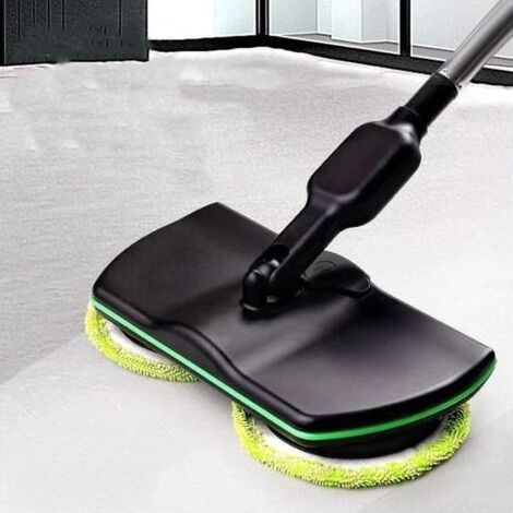 Vadrouille électrique Nettoyant Plancher Balai Rotatif Électrique 360 degrés sans impasses Rechargeable Nettoyage Simple Ménage Vadr (1/4)