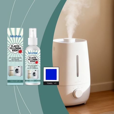 Kunststoffreiniger gegen Vergilbung, Gehäusereiniger für Haushaltsgeräte und Reiniger zur Entfernung von Vergilbung – 100 ml + Handtuch -- BIEMMEDUE (1/5)