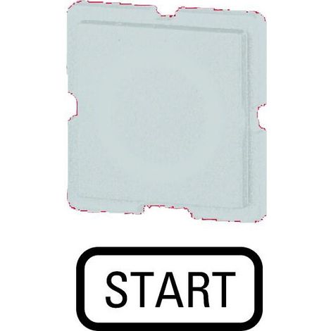 Étiquette blanche start EATON 122TQ25