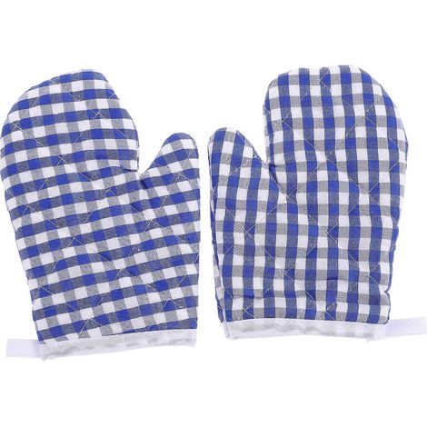 Lot de 2 maniques de cuisine pour enfants, résistantes à la chaleur et compatibles avec le micro-ondes. (1/3)