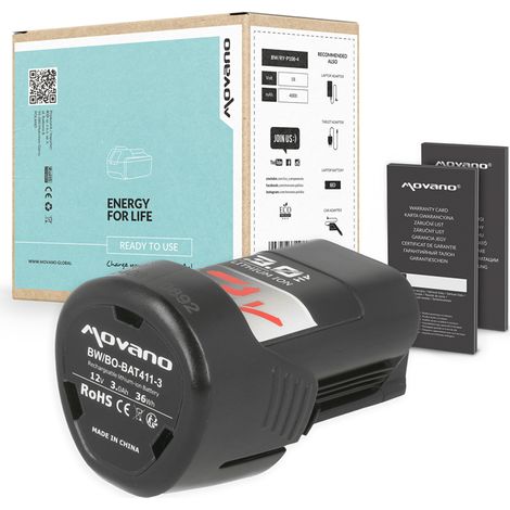 Akku 10,8V / 12V 3,0Ah für Bosch GSR GSB GOP GSA