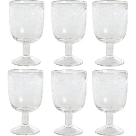 Copa Set 6 Cristal 8X8X14 300Ml Burbujas (1/4)