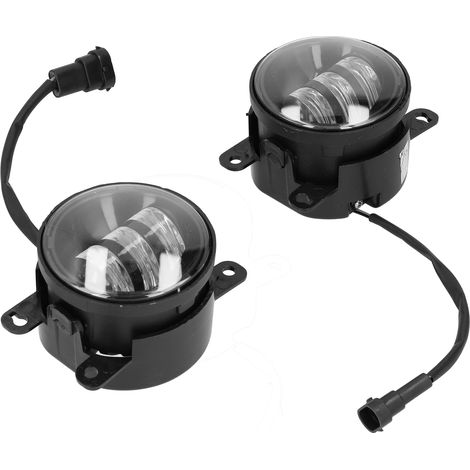 Phare antibrouillard LED 12V avant double couleur blanc/jaune haute luminosité pare-chocs avant compatible Honda (1/5)