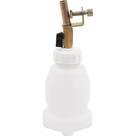 Bouteille de remplissage de liquide de frein 1 L en plastique blanc à raccord universel - PANGIVO (1/4)