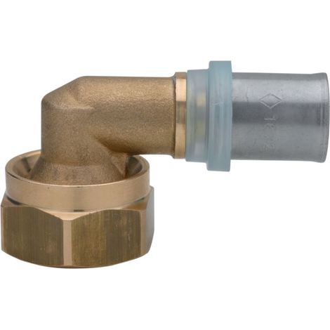 coude femelle - pour tube multicouche - ecrou libre - 20 mm vers 3/4 - lot de 2 - altech 4434880