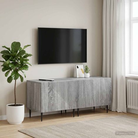 vidaXL Mobile TV Sonoma grigio Legno ingegnerizzato (1/5)