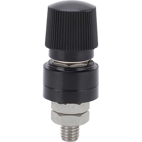 Lot de 5 bornes à vis M8 en laiton nickelé pour onduleur et machine à souder, connecteur terminal compact (1/5)