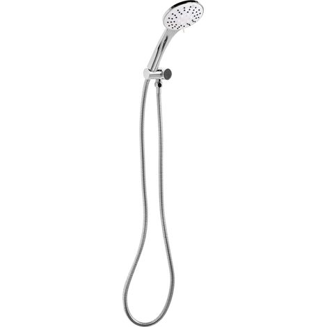 Set doccia argento con tubo 4 modalità di getto Metallo Tarma