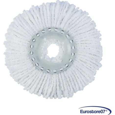 Apex ricambio mop  circolare lavapavimenti  fili di 100% microfibra  Lavabile in lavatrice. (1/4)
