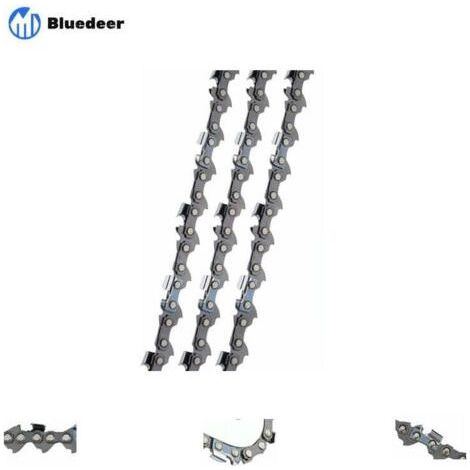 Lot de 3 chaînes de tronçonneuse 3/8'LP 52 maillons 1,1mm 35cm – Faible rebond – Compatible Bosch AKE 35, Einhell, Husqvarna, Makita - AKE 35 S AKE (1/5)