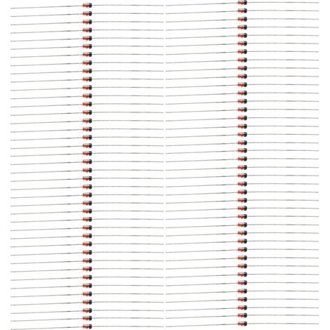 Diodo 500 piezas Diodo de conmutación rápida 1n4148 200ma 100v Componentes electrónicos Circuito de control industrial Material conductor para conexión de circuito (1/5)