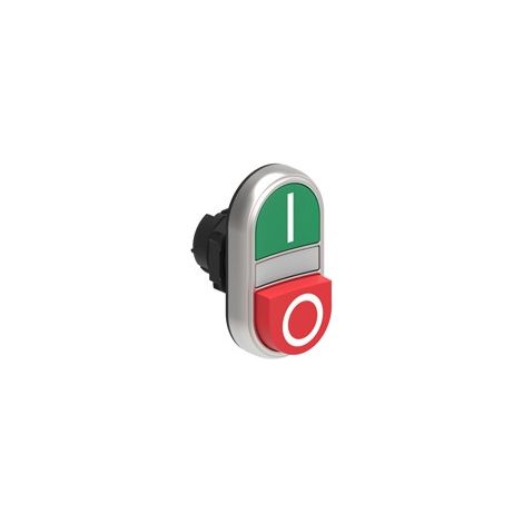 Pulsante Doppio Raso/Sporg.V/R+Indicatore Luminoso I-O ( LOVATO cod. LPCBL7223 )