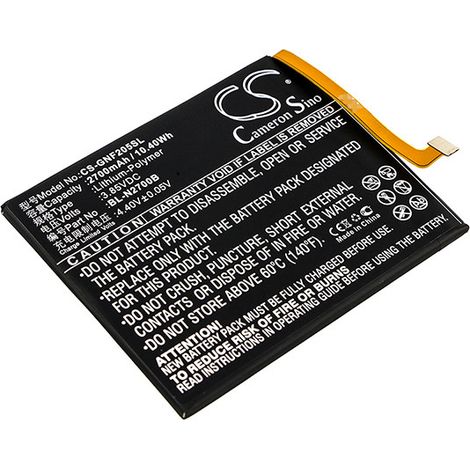 NX - Batterie téléphone, smartphone, GSM pour Gionee 3.85V 2700mAh - BL-N2700B (1/2)
