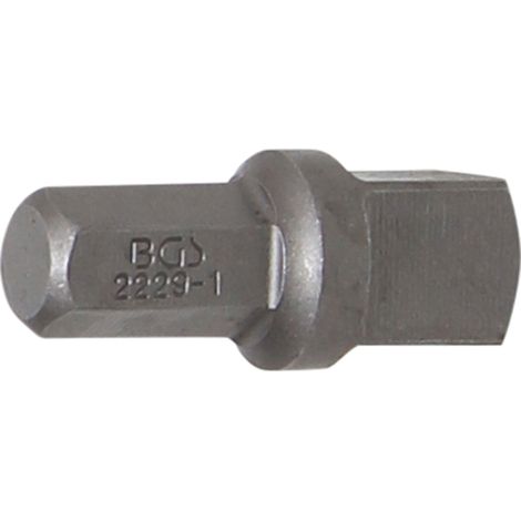 Adattatore portainserto esagono esterno 8 mm (5/16") - quadro esterno 10 mm (3/8") 30 mm (1/2)